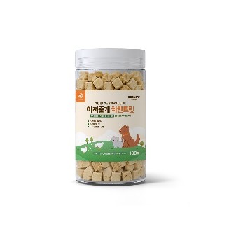 아껴줄게]동결건조 치킨트릿 100g